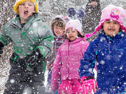 Ausflug mit Kindern - Salzburg - Winterwanderung im Schnee