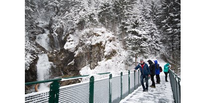 Ausflug mit Kindern - Tirol - Brücke im Winter - Mühlendorf Gschnitz