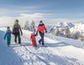 Ausflugsziel: Triassicpark im Winter im Familienskigebiet Steinplatte  / Winklmoosalm  - Winterwanderweg zur Aussichtsplattform